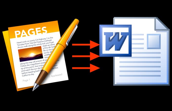 comment convertir fichier pages en word